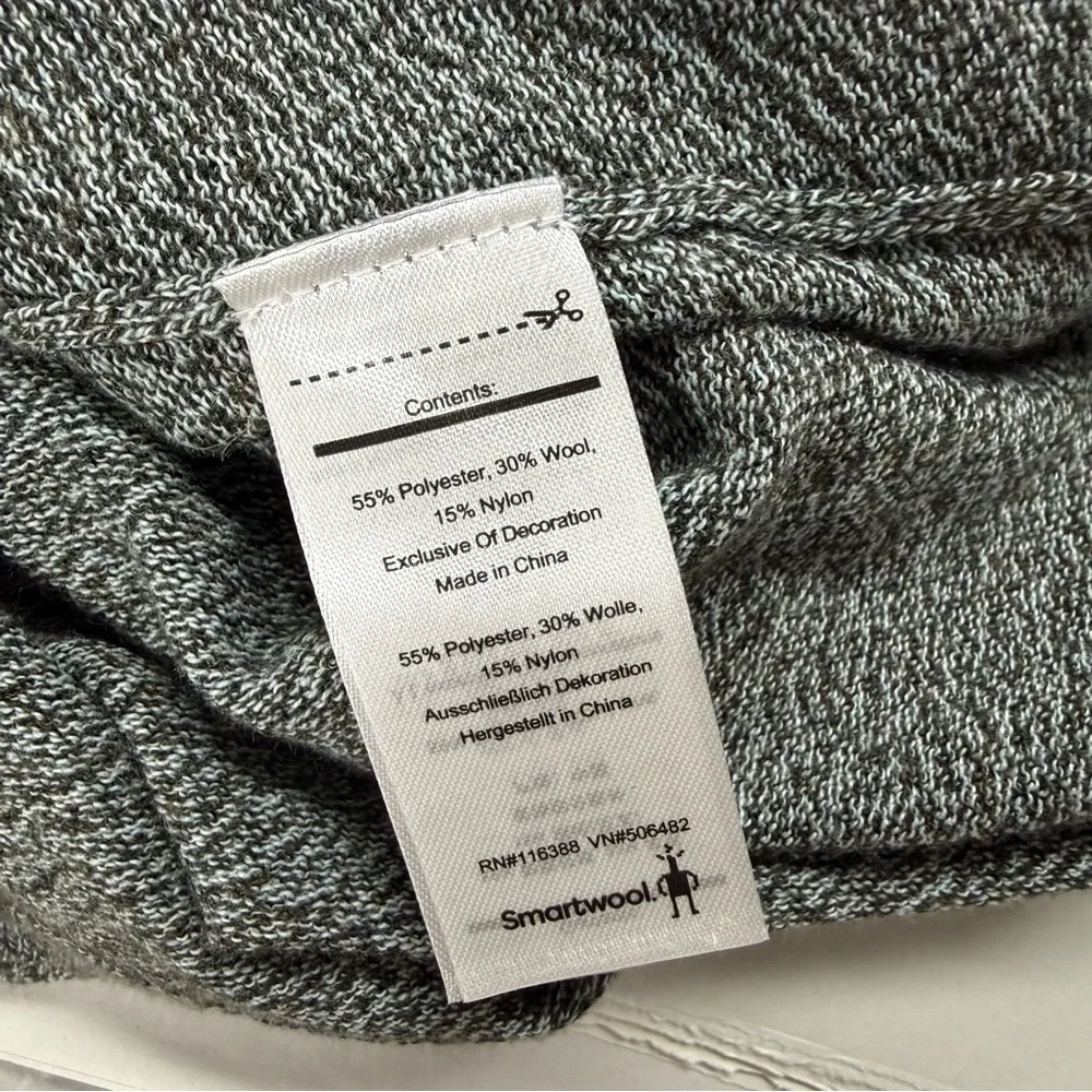 Smartwool Women's‎ Shadow Pine Colorblock Sweater Twilight Blue Heather Medium